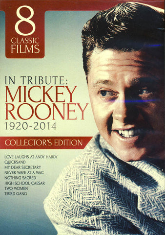 In Tribute - Mickey Rooney Collector's Edition (8 Classic Films) DVD Movie 