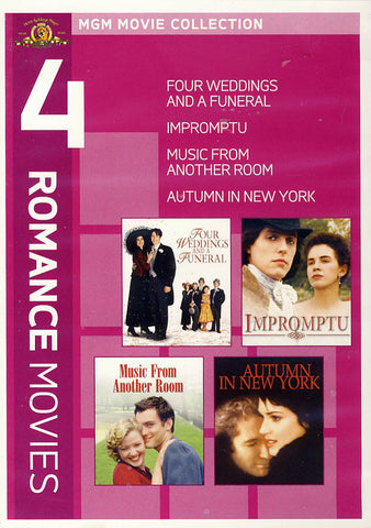 MGM Movie Collection - 4 Romance Movies DVD Movie 