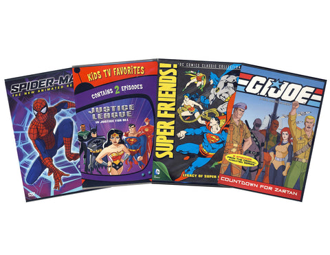 Kids TV Super Heroes 4-Pack (Boxset) DVD Movie 
