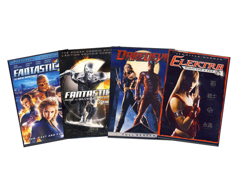 Marvel Super Hero Movie 4-Pack (Boxset) DVD Movie 