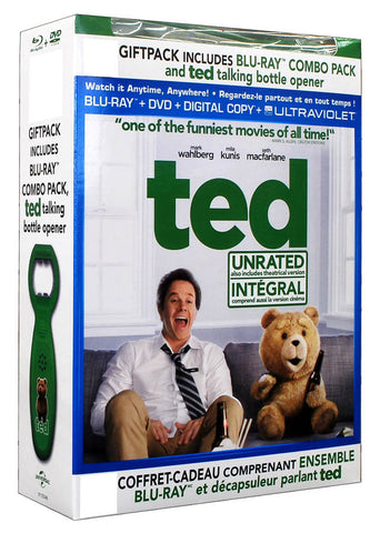 Ted (Blu-ray+DVD)(With Talking Bottle Opener)(Blu-ray)(Boxset)(Value Gift Set) BLU-RAY Movie 