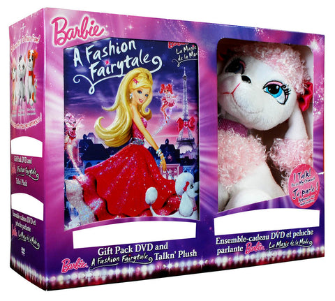 Barbie: A Fashion Fairytale (with Talkin' Plush)(Boxset)(Value Gift Set) DVD Movie 