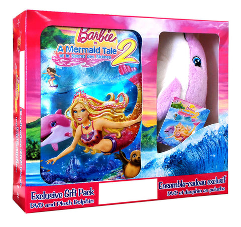 Barbie: A Mermaid's Tale 2 (with Plush Dolphin)(Boxset)(Value Gift Set) DVD Movie 