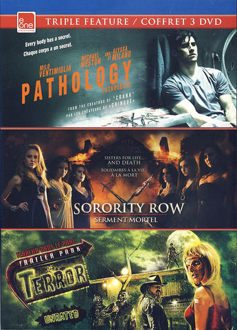 Pathology / Sorority Row / Trailer Park Of Terror (Triple Feature)(Bilingual) DVD Movie 