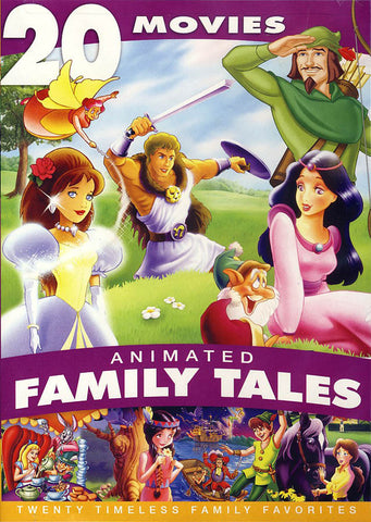 Animated Family Tales - 20 Movie Collection (Value Movie Collection) DVD Movie 