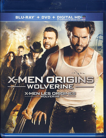 X-Men Origins: Wolverine (Blu-ray+DVD)(Bilingual)(Blu-ray) BLU-RAY Movie 