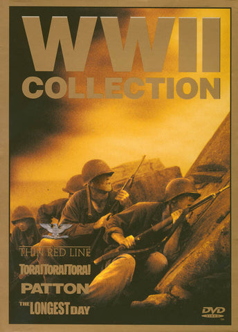 World War II Collection (The Thin Red Line / Patton / Tora! Tora! Tora! / The Longest Day) (Boxset) DVD Movie 