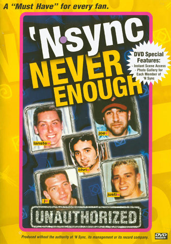 'N Sync - Never Enough - Unauthorized DVD Movie 