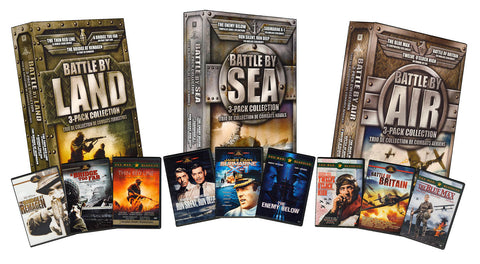 Battle Collection By Land, Sea And Air Mega Pack Collection (Boxset) DVD Movie 