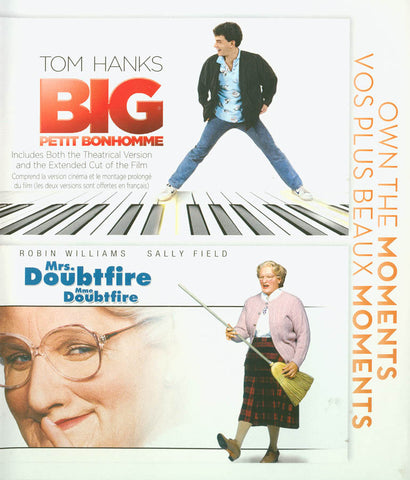 Big / Mrs Doubtfire (Own The Moments Double Feature) (Bilingual) (Blu-ray) BLU-RAY Movie 