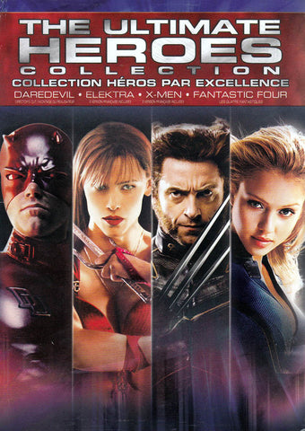 The Ultimate Heroes Collection (X-Men / Fantastic 4 / Daredevil / Elektra) (Bilingual) (Boxset) DVD Movie 