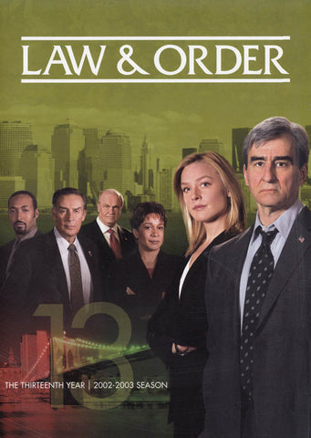 Law & Order - The Thirteenth (13) Year (2002-2003 Season) DVD Movie 