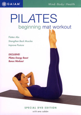 Pilates Beginning Mat Workout (White Cover) DVD Movie 