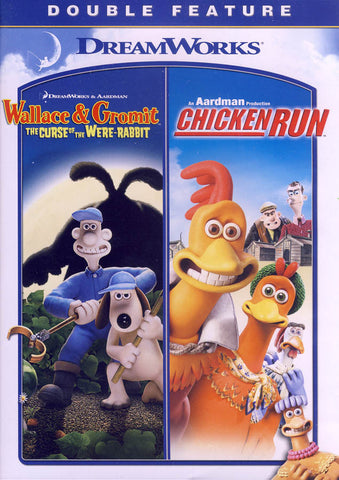 Wallace & Gromit: The Curse of the Were-Rabbit / Chicken Run (Double Feature) DVD Movie 