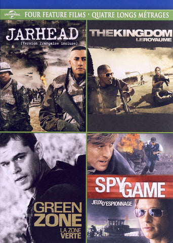 Jarhead / The Kingdom / Green Zone / Spy Game (Four Feature Films) (Bilingual) DVD Movie 