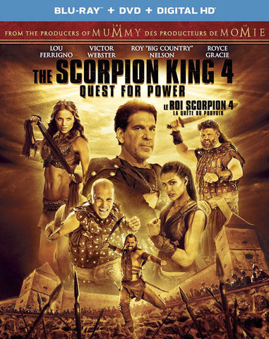 The Scorpion King 4 - Quest for Power (Blu-ray + DVD + Digital HD) (Bilingual) (Blu-ray) BLU-RAY Movie 