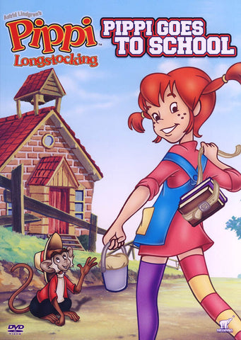 Pippi Longstocking - Pippi Goes To School (CA Version) DVD Movie 