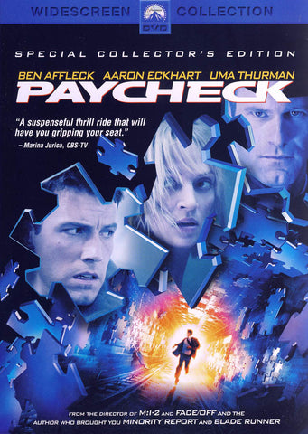 Paycheck - Special Collector s (Widescreen Edition) DVD Movie 