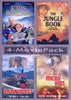 Kids of the Round Table / The Jungle Book / Train Quest / Micro Mini-Kids (4-Movie Pack) DVD Movie 