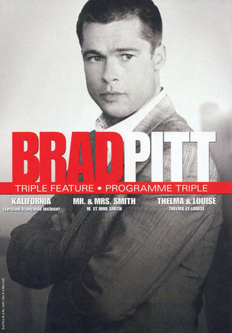 Kalifornia / Mr. & Mrs. Smith / Thelma & Louise (Triple Feature)(Bilingual)(Brad Pitt Cover)(Boxset) DVD Movie 