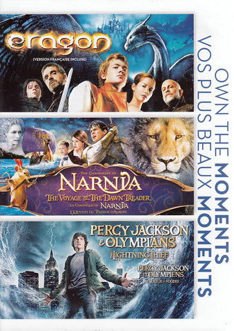 Eragon / The Chronicles Of Narnia / Percy Jackson & The Olympians (Bilingual) DVD Movie 