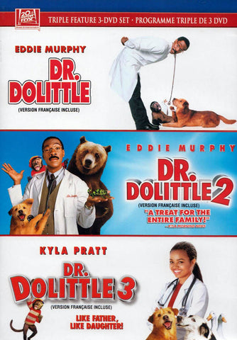 Dr. Dolittle / Dr. Dolittle 2 / Dr. Dolittle 3 (Triple Feature) (Bilingual) DVD Movie 