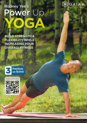 Rodney Yee's - Power Up Yoga (3 Practices on 1) DVD Movie 