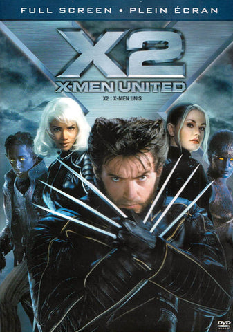 X2 - X-Men United (Full Screen Edition) (Bilingual) DVD Movie 