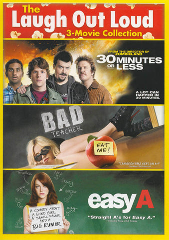 30 Minutes Or Less / Bad Teacher / Easy A (+ Digital Copy) (Triple Feature) DVD Movie 