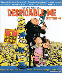 Despicable Me 3D - Detestable moi [Blu-ray 3D + Blu-ray + DVD + UltraViolet (Version franУТЇaise)