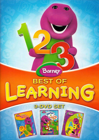 Barney Best of Learning 3-DVD Set (ALL) DVD Movie 