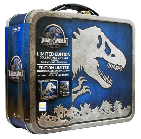 Jurassic World Limited Edition (Metal Lunchbox) (Blu-ray + DVD + Digital HD) (Boxset) (Bilingual) DVD Movie 