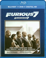 Furious 7 (Extended Edition) (Blu-ray + DVD + Digital HD) (Bilingual) (Blu-ray)