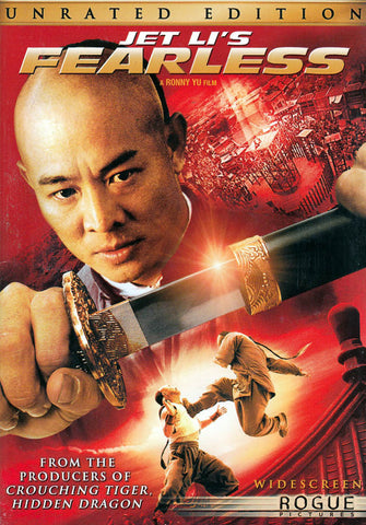 Jet Li's Fearless (Unrated Widescreen Edition) DVD Movie 