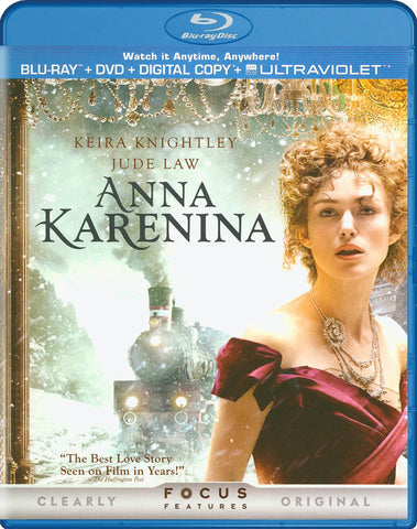 Anna Karenina (Blu-ray + DVD + Digital Copy + UltraViolet) DVD Movie 