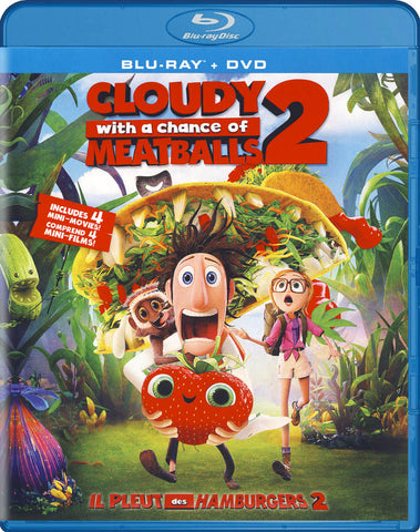 Cloudy with a Chance of Meatballs 2 (Blu-ray + DVD) (Blu-ray) (Bilingual) BLU-RAY Movie 