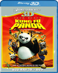 Kung Fu Panda (Blu-ray 3D + DVD) (Blu-ray) (Bilingual)