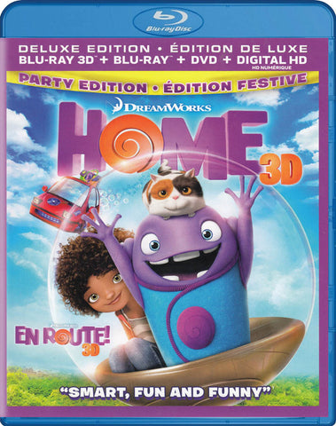 Home 3D (Deluxe Edition) (Blu-ray 3D + Blu-ray + DVD) (Blu-ray) (Bilingual) BLU-RAY Movie 