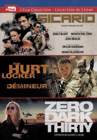 Sicario / The Hurt Locker / Zero Dark Thirty (Bilingual) DVD Movie 