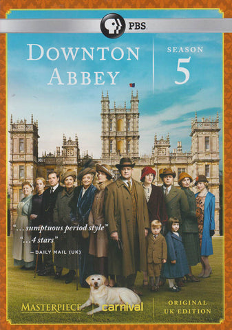 Downton Abbey - Season 5 (Masterpiece) DVD Movie 