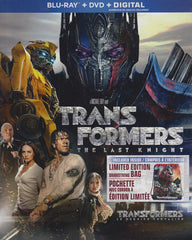 Transformers - Last Knight (Blu-ray + DVD + Digital + Drawstring Bag) (Blu-ray) (Bilingual)(Boxset)