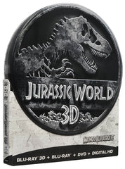 Jurassic World 3D (Round Tin) (Blu-ray 3D + Blu-ray + DVD + Digital HD) (Blu-ray) (Bilingual) (Boxse