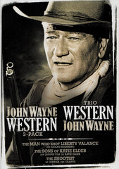 John Wayne Western 3-Pack (Man Who Shot Liberty Valance/Sons Of Katie Elder/Shootist) (Bilingual)