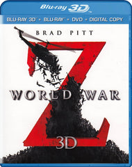 World War Z 3D (Blu-ray 3D + Blu-ray + DVD + Digital Copy) (Blu-ray)