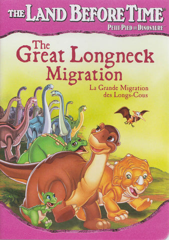 The Land Before Time - The Great Longneck Migration (Pink Cover) (Bilingual) DVD Movie 