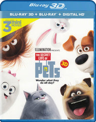The Secret Life Of Pets 3D (Blu-ray 3D + Blu-ray + Digital HD) (Blu-ray)