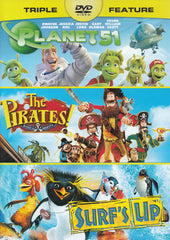 Planet 51 / The Pirates: Band Of Misfits / Surf s Up (Triple Feature)