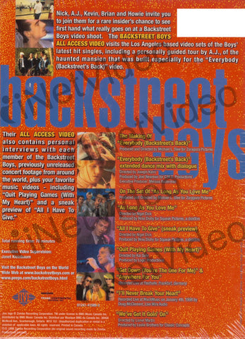 Backstreet Boys - All Access Video (Boxset) DVD Movie 