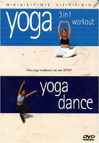 Healthy Living - Yoga 3 In 1 Workout / Yoga Dance DVD Movie 