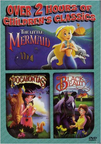 Little Mermaid / Pocahontas / Black Beauty DVD Movie 